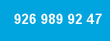 926 989 92 47 926 989 92 47